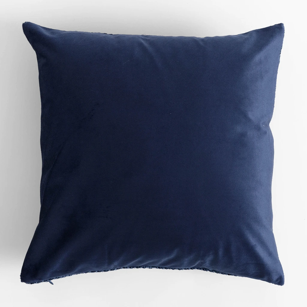 Ciemnoniebieska poszewka na poduszkę