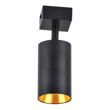 Závesná bodová lampa/nástenná lampa čierno-zlatá MARIBEL I