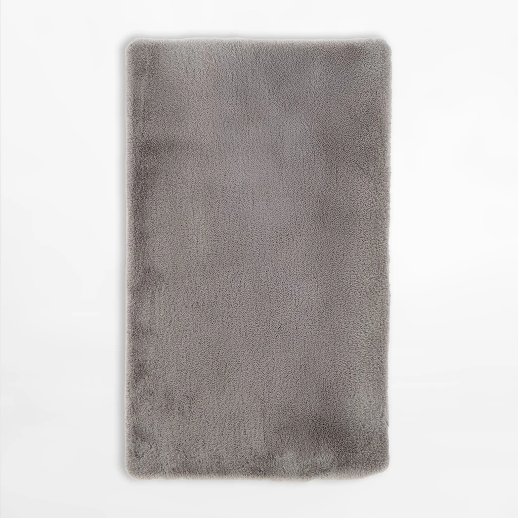 Moderný strieborný koberec RABBIT, 120x160 cm