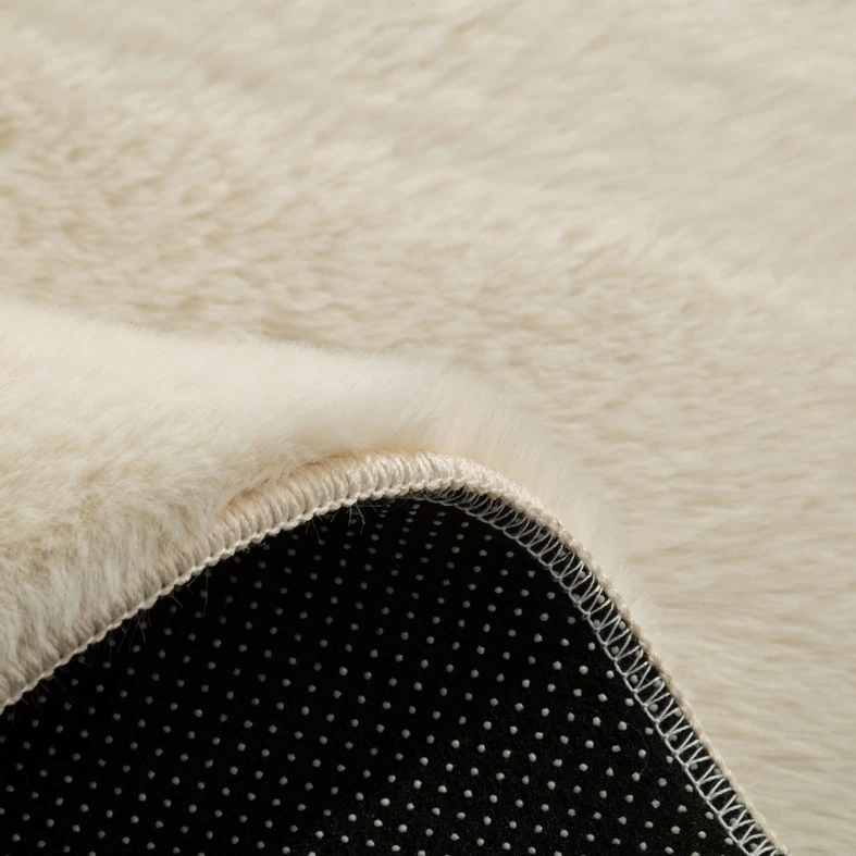 Moderný krémový koberec RABBIT, 80x150 cm