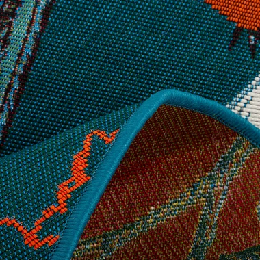 Koberec s papagájmi JUNGLE, okrúhly, 135 cm