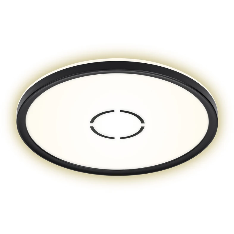 Stropná lampa LED kruh čierna FREE 29 cm