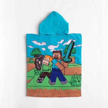Poncho osuška MINECRAFT 50x115 cm
