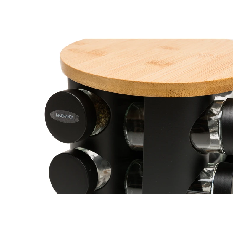 Súprava 12 nádobiek na koreniny na stojane