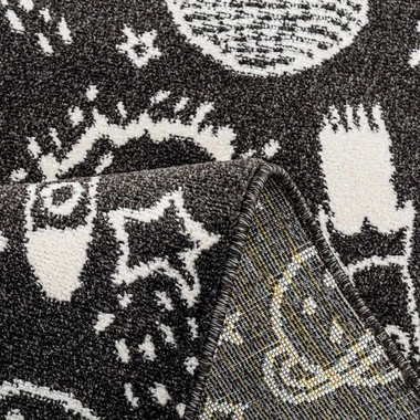 Koberec s vesmírnym motívom HAPPY, 120x170 cm