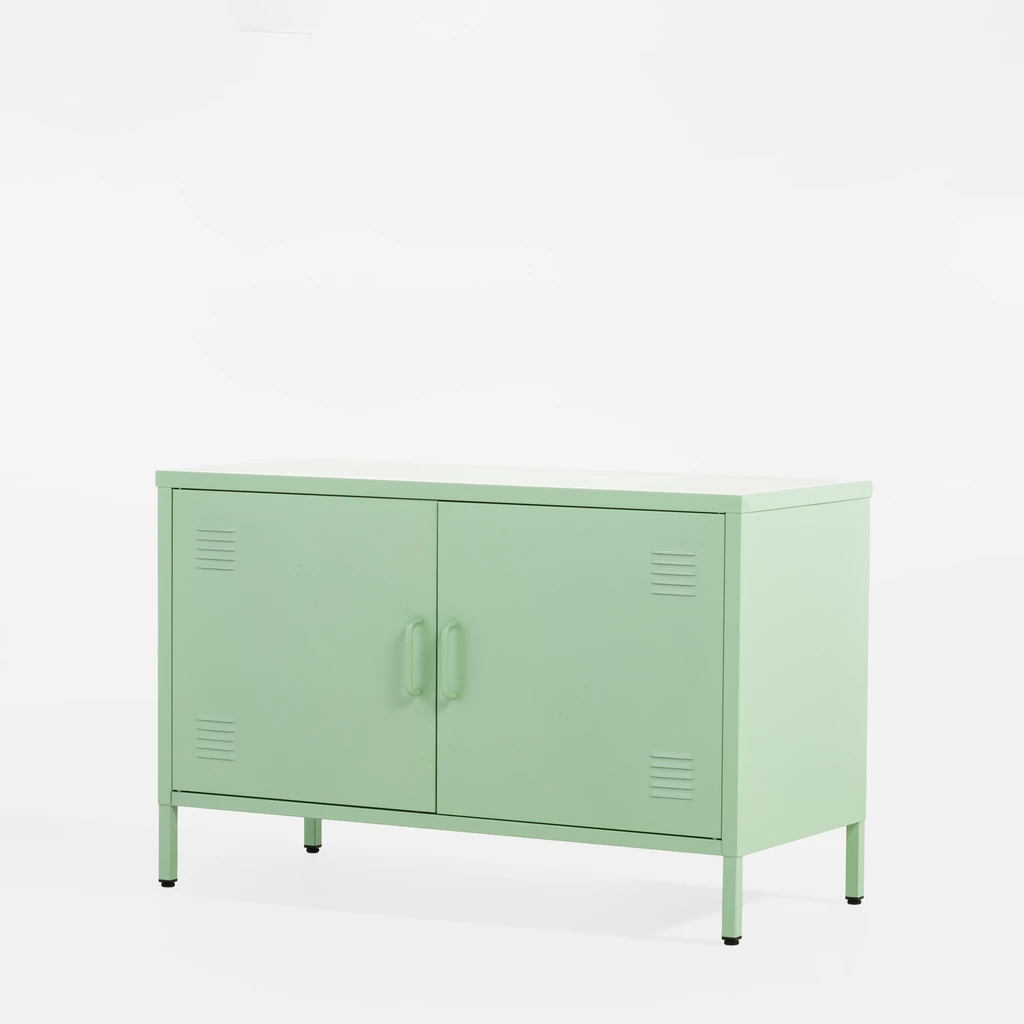 Komoda 2-dverová SOLANS svetlozelená