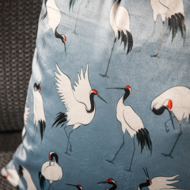 Obliečka na vankúš v modrej farbe LEANDRO 45x45 cm