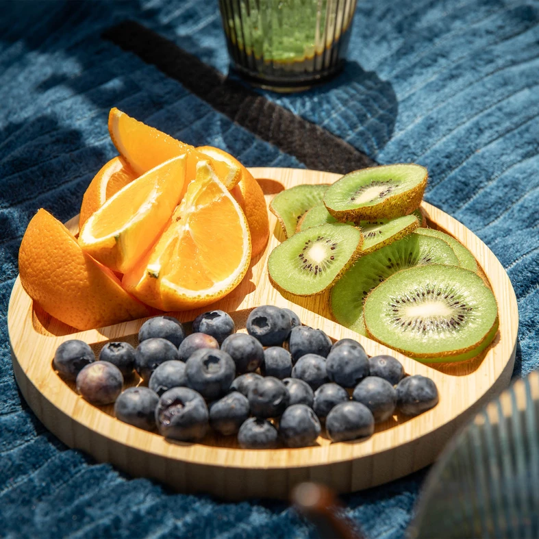 Bambusová doska na servírovanie občerstvenia 20 cm