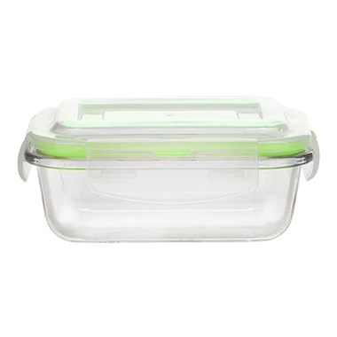 Sklenená nádoba na potraviny s vekom FRIGO 370 ml
