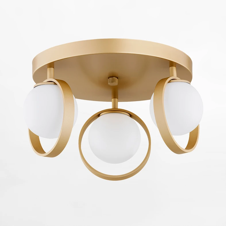 SATURNIA posiada 3 żarówek LED typu G9 o mocy maksymalnej 6W.