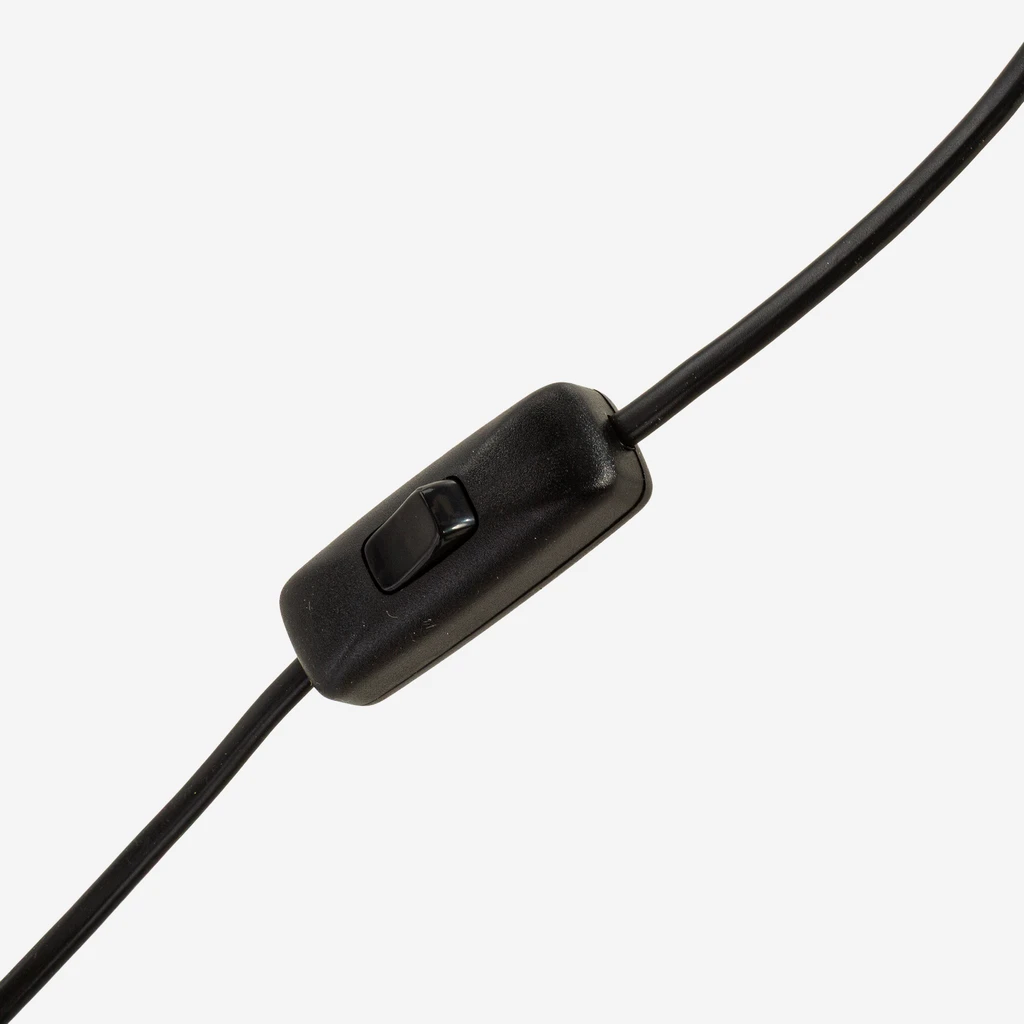 Stojacia lampa PIKO trojnožka, čierno-biela