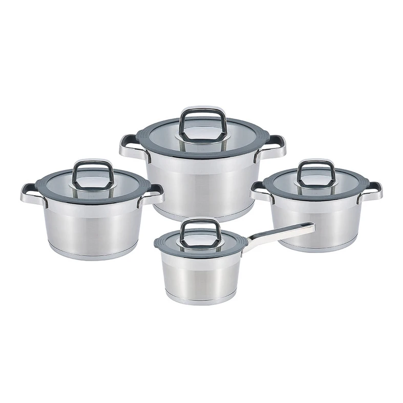 Sada 4 nerezových hrncov PLATINUM