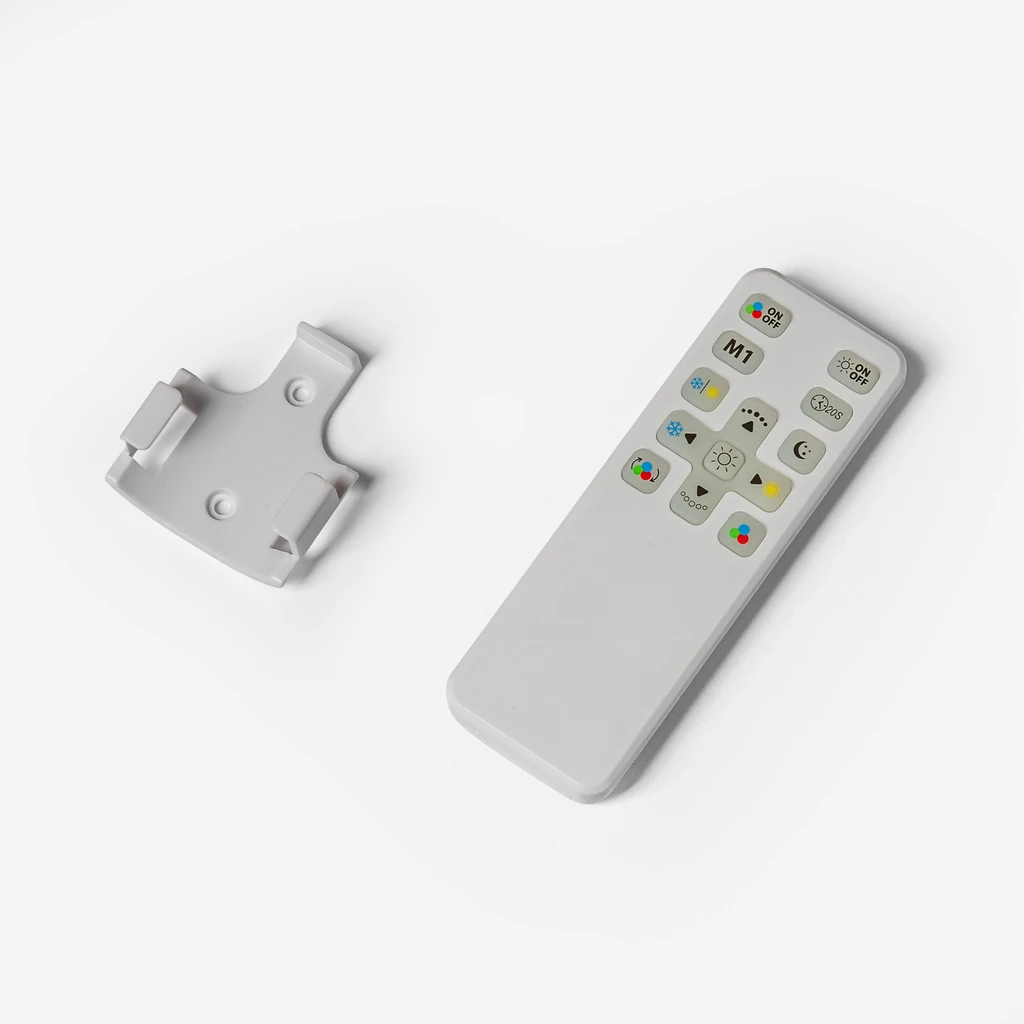 Stropné svietidlo LED RGB čierne LUMI s diaľkovým ovládačom