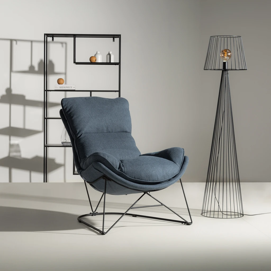 Stojacia lampa SOUL BLACK čierna