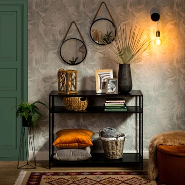 Dvojstranný koberec ALBORG BORDOVÝ KOSOŠTVORCE 80 x 150 cm