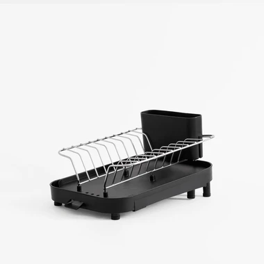 Výsuvná sušička riadu čierna 43,1x20,8x13,6 cm