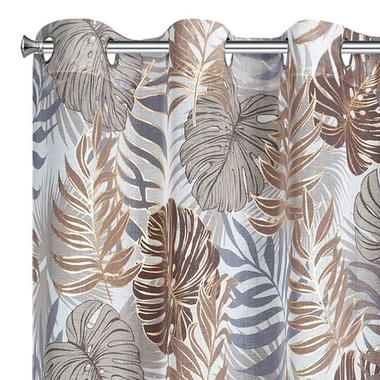 Záves do obývačky hnedý-zlatý KATE 140 x 250 cm