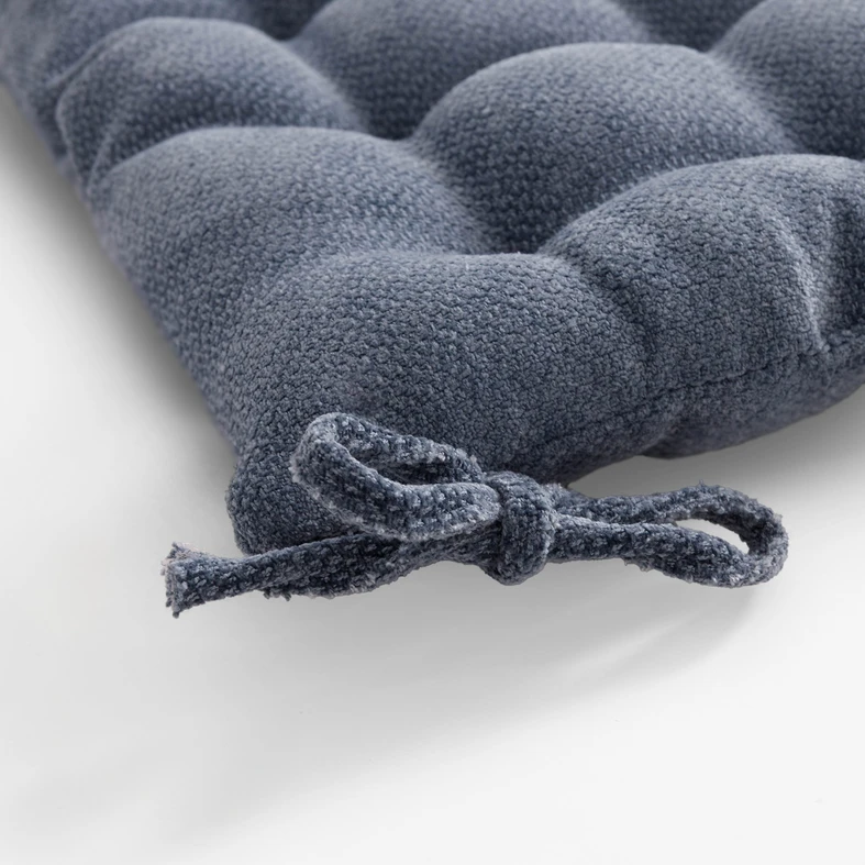 Niebieskie siedzisko na krzesło