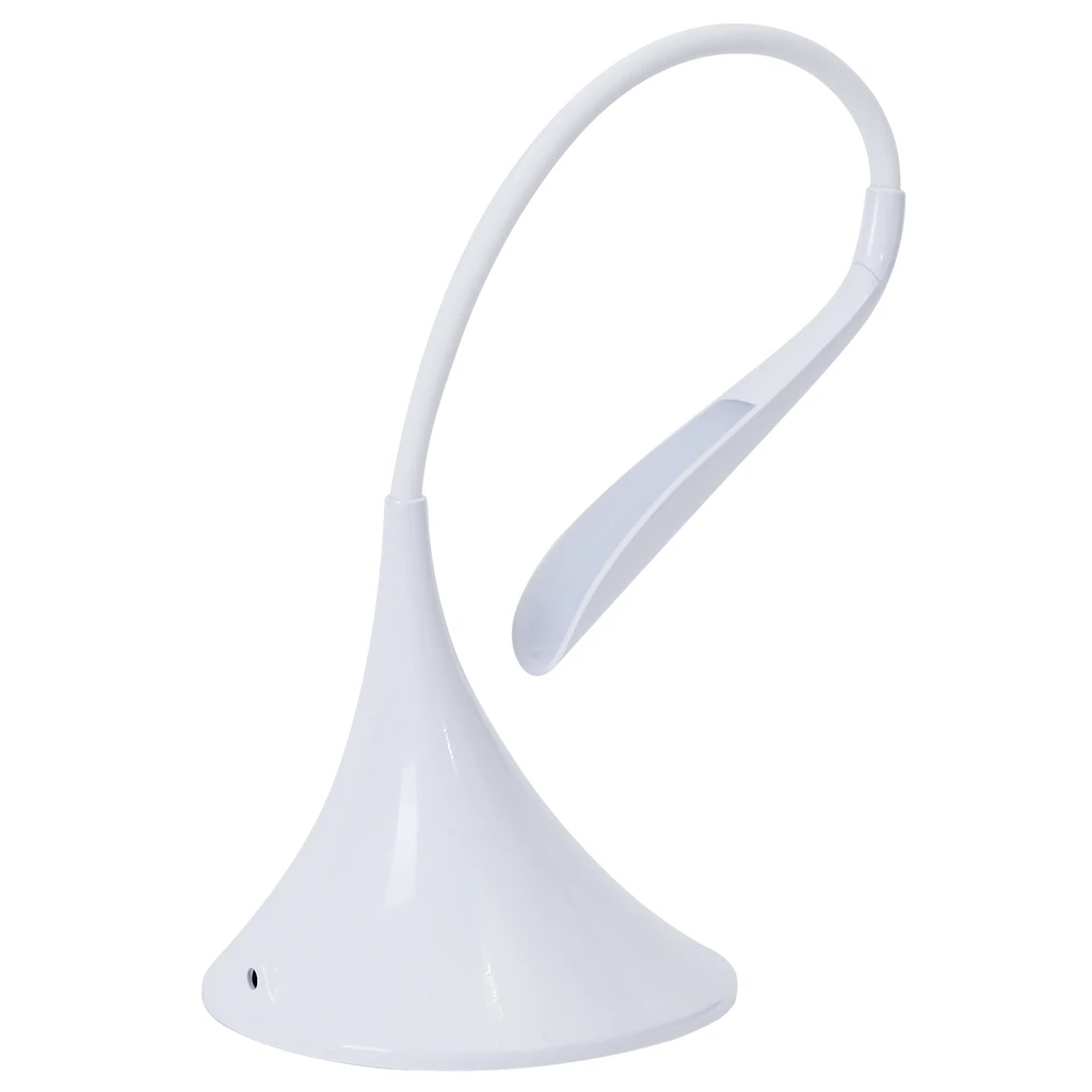 Stolná lampa LED PDL04W USB biela