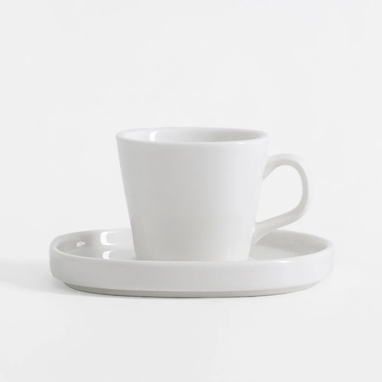 Šálka s podšálkou CARRE 70 ml