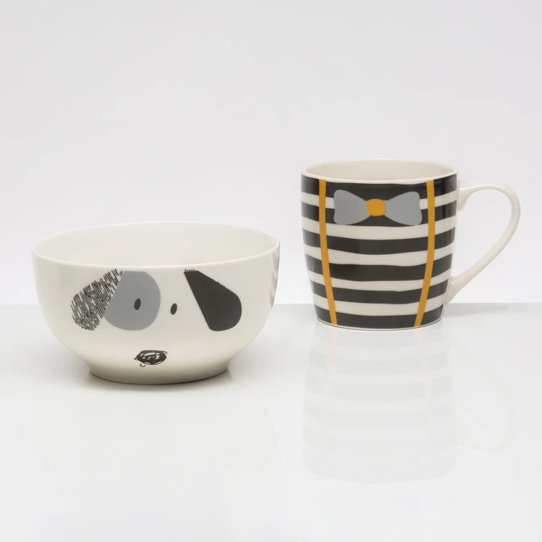 Detská porcelánová raňajková súprava BOBI