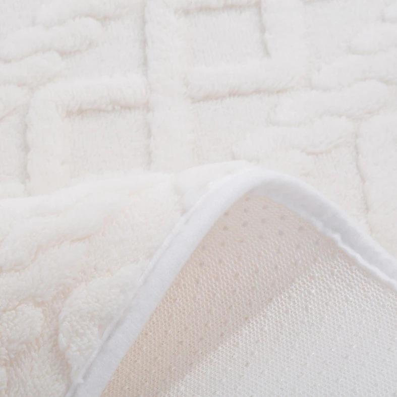 Kúpeľňová predložka NORDIC, krémová, 50x80 cm