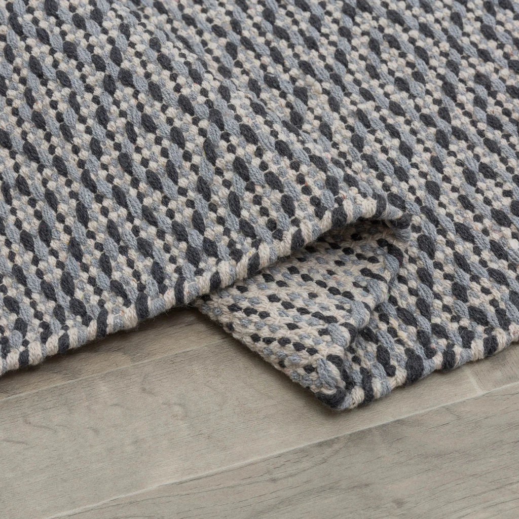 OREBO sivý koberec do predsiene 80x150 cm