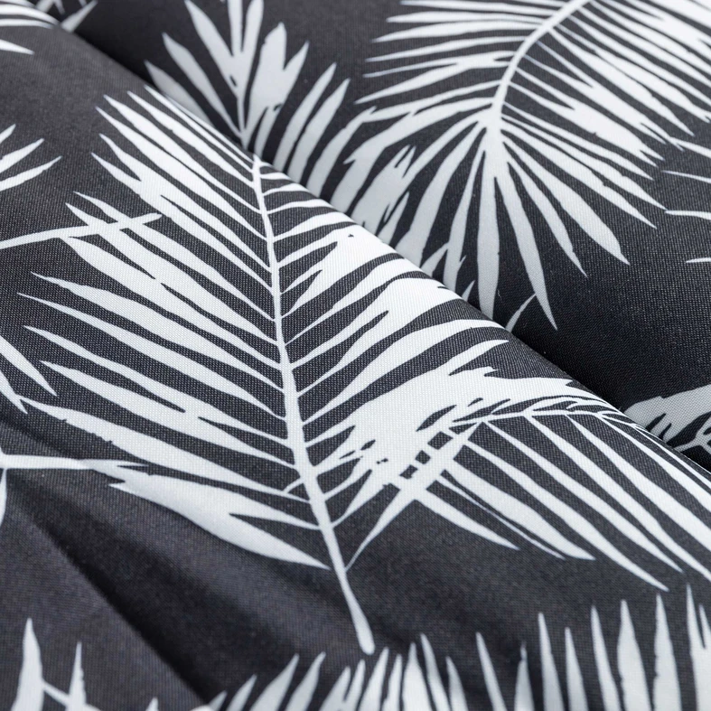 Vankúš na stoličku čierny SAMBA, 50x118 cm