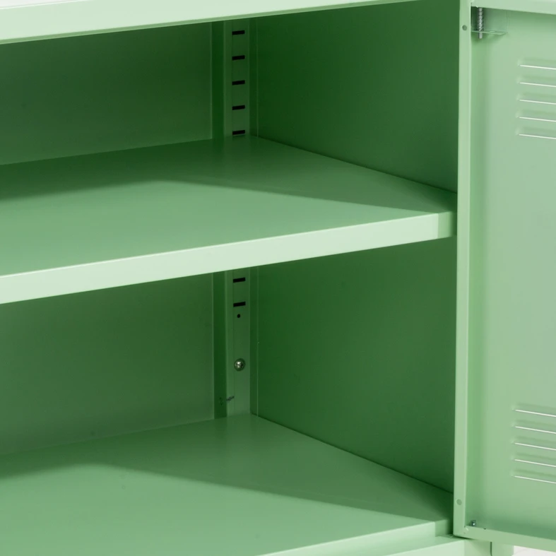 Komoda 2-dverová SOLANS svetlozelená