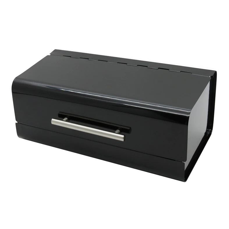 Chlebník kovový čierny 36 x 22 x 14 cm