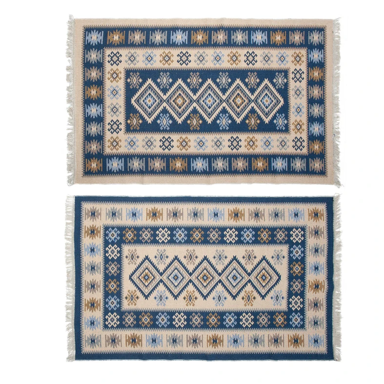 Koberec modrý ALBORG 120x180 cm