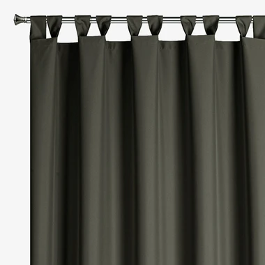 Záves na terasu s pútkami na suchý zips grafitový GARDEN 155x220 cm