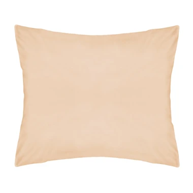 Svetlobéžová saténová obliečka na vankúš 40x40 cm