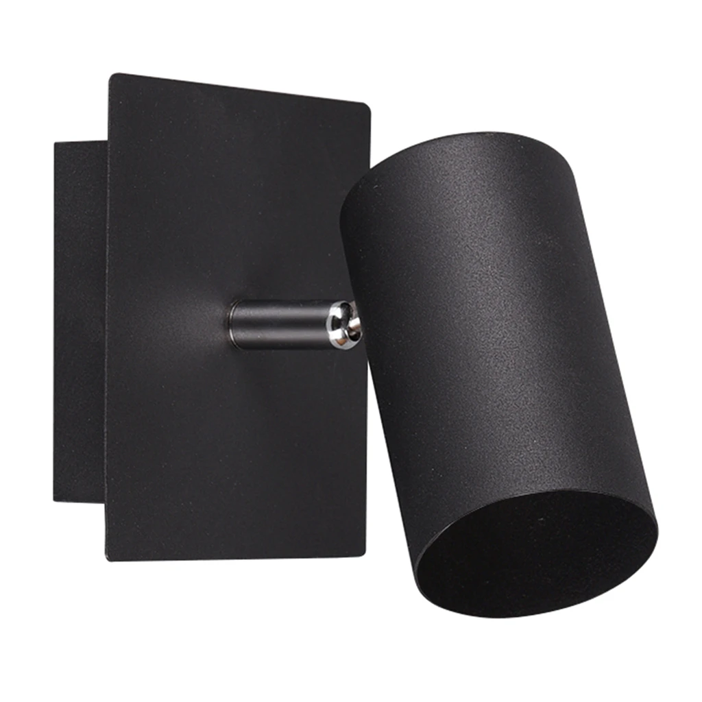 Reflektorové čierne nástenné svietidlo MARLEY