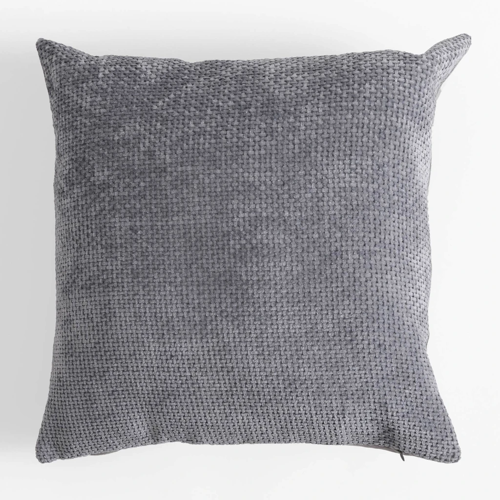 Szara poszewka na poduszkę