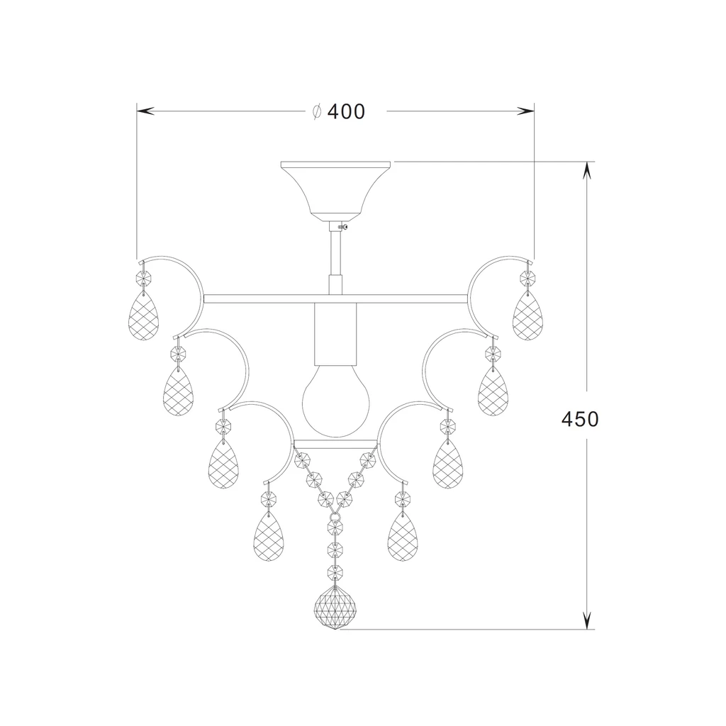 Stropné svietidlo FUSION RLX93410-1