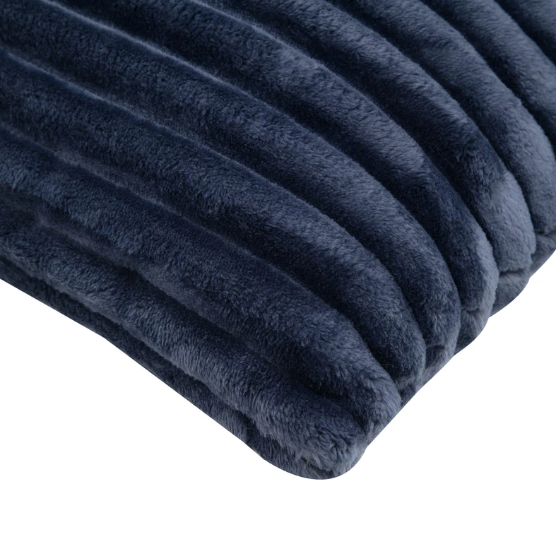 Dekoračný vankúš TILIA do obývačky, tmavomodrý 50x50 cm