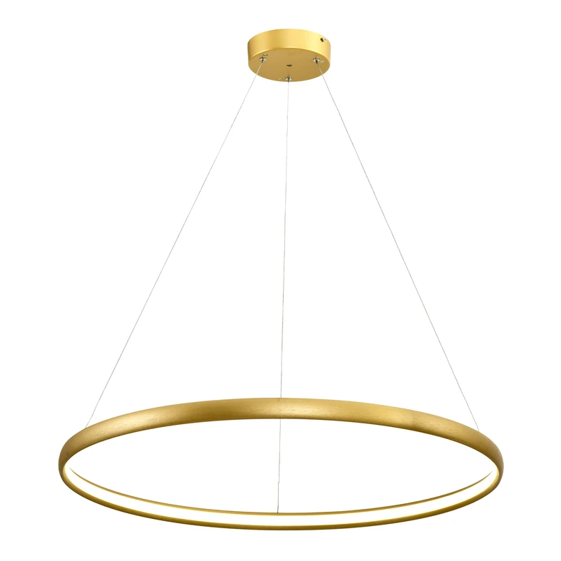 LED luster na lanku zlatá CARLO 80 cm