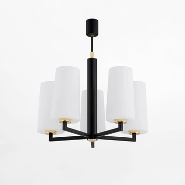 Závesné svietidlo v čiernej farbe CAMELOT PLUS