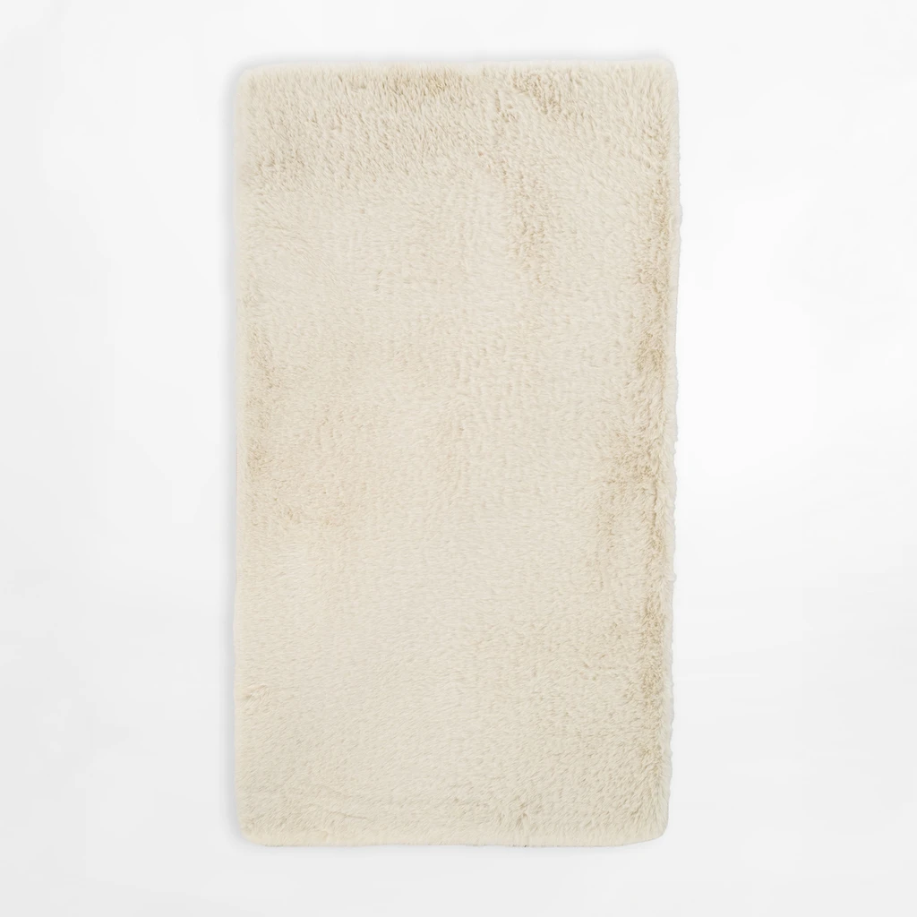 Moderný krémový koberec RABBIT, 80x150 cm