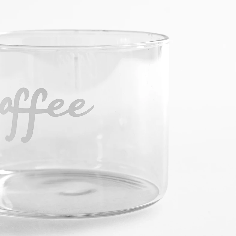 Sklenený hrnček s uškom COFFEE 400 ml