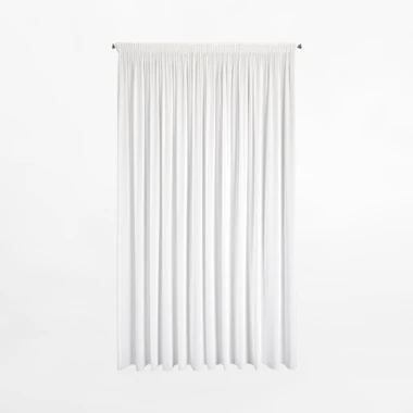 Záclona na páske v bielej farbe DEBRA 300x270 cm
