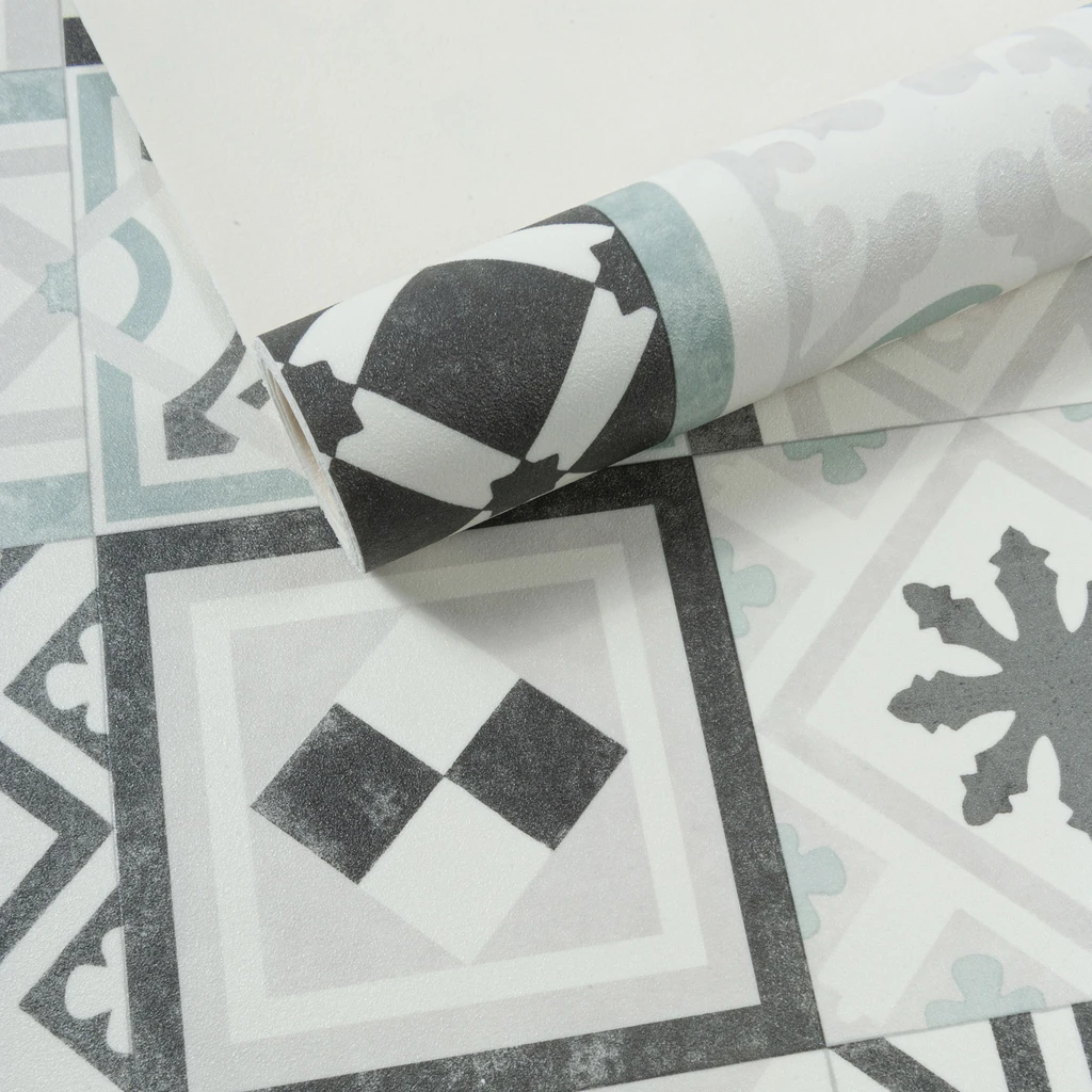 Behúň do kuchyne zelený, s marockým vzorom, 67x200 cm