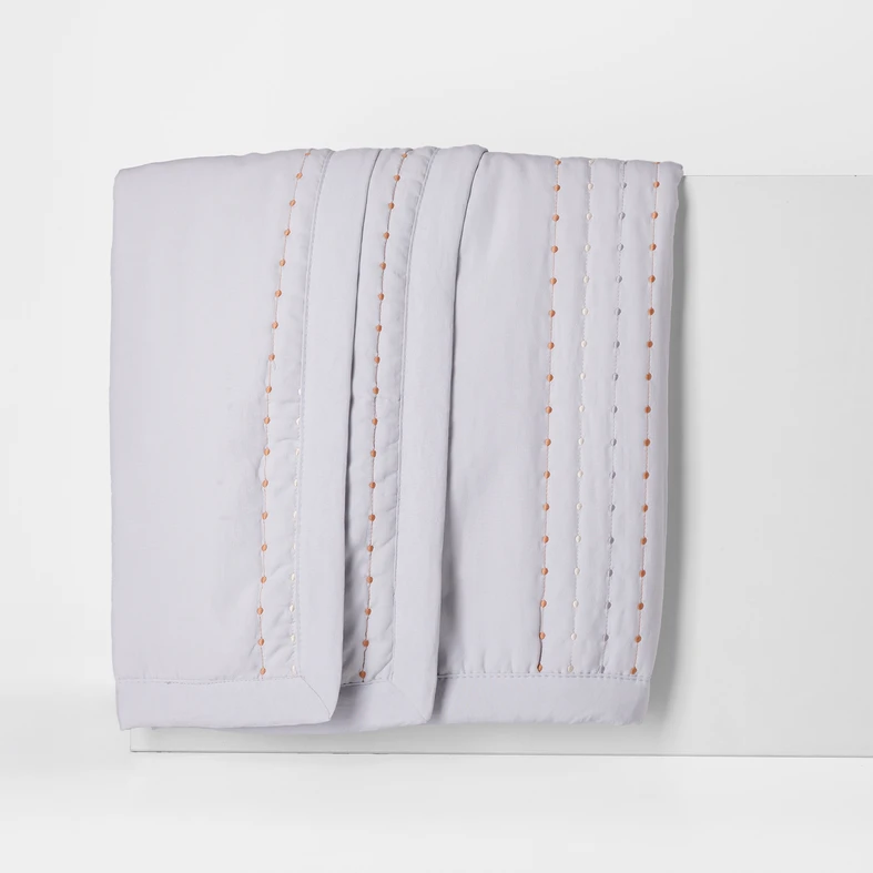 Prehoz na posteľ v sivej farbe VANILLA DOTS 200x220 cm