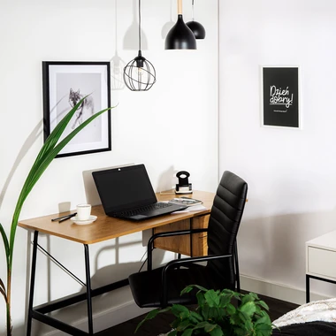 Závesné svietidlo čierne E27 NOAK 1191