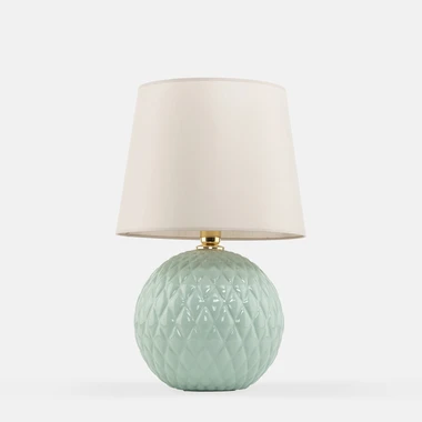 Stolná lampa mätovo-béžová SANTANA