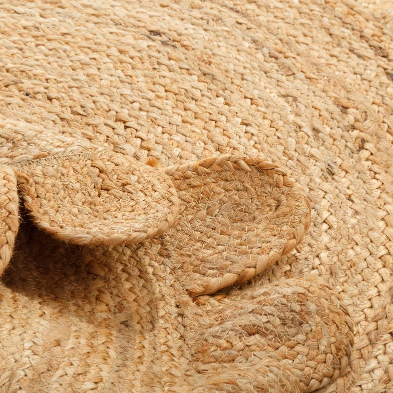 Okrúhly jutový koberec BRUGA 100 cm