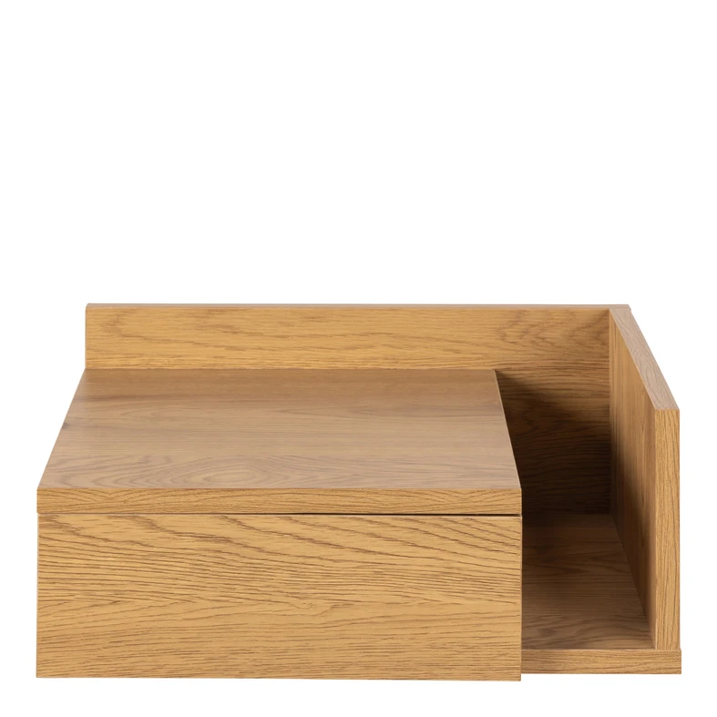 Závesný nočný stolík KASPIAN so zásuvkou divoký dub