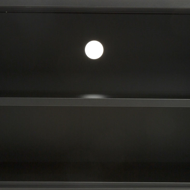 Komoda 2-dverová SOLANS čierna