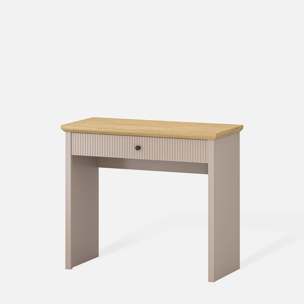 Toaletný stolík so zásuvkou IDELLO taupe kamenný dub